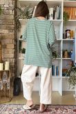  Perfect Breton V Long Sleeve Top Racing Green /20
